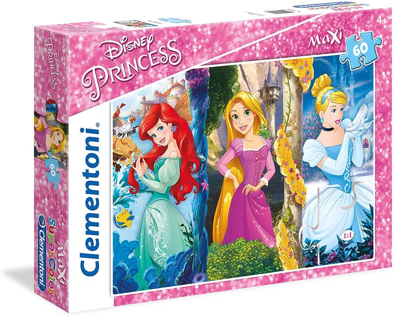 MAXI PUZZLE 60 PZ PRINCESS - babykid