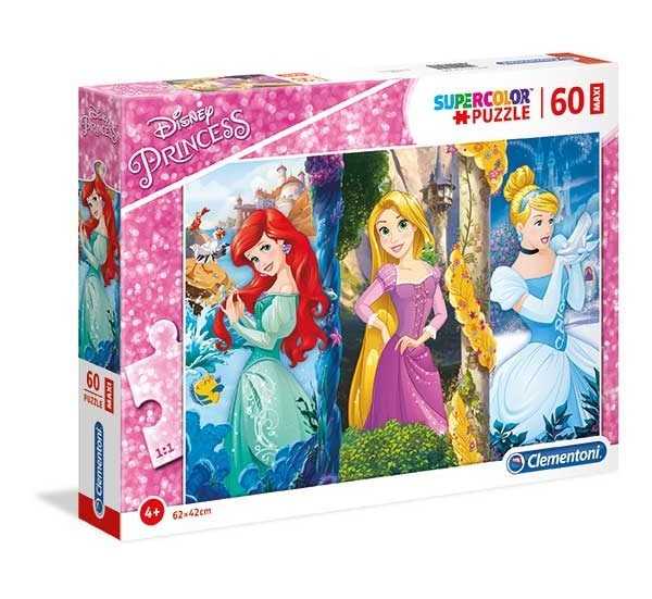 MAXI PUZZLE 60 PZ PRINCESS - babykid