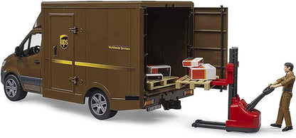 MB SPRINTER UPS CON PERSONAGGIO E TRANSPALLET MANUALE - 2678 - babykid
