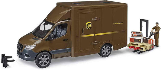 MB SPRINTER UPS CON PERSONAGGIO E TRANSPALLET MANUALE - 2678 - babykid