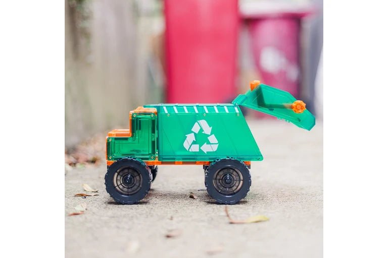 MEGA RECYCLING TRUCK 14 PIECES - babykid