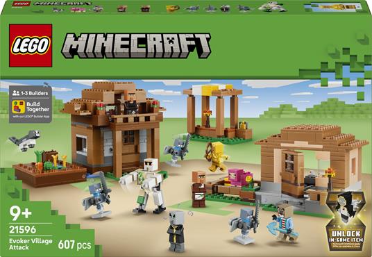 MINECRAFT - ATTACCO AL VILLAGGIO DELLÕEVOCATORE - 21596 - babykid