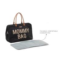 MOMMY BAG BIG NERA ORO - babykid