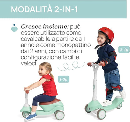 MONOPATTINO EVOLUTIVO 2IN1 - babykid