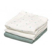 MUSSOLINA 70X70CMS BAMBÙ SALVIA 3U - babykid