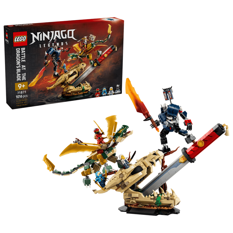 NINJAGO - BATTAGLIA ALLA LAMA DEL DRAGO - 71871 - babykid