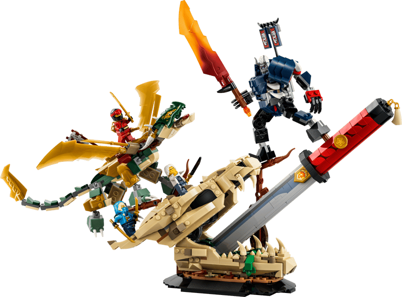 NINJAGO - BATTAGLIA ALLA LAMA DEL DRAGO - 71871 - babykid