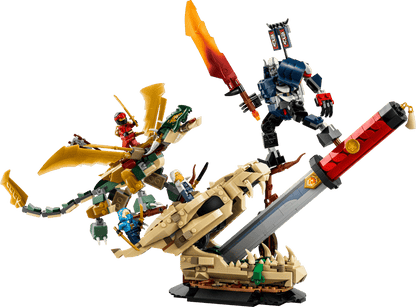 NINJAGO - BATTAGLIA ALLA LAMA DEL DRAGO - 71871 - babykid