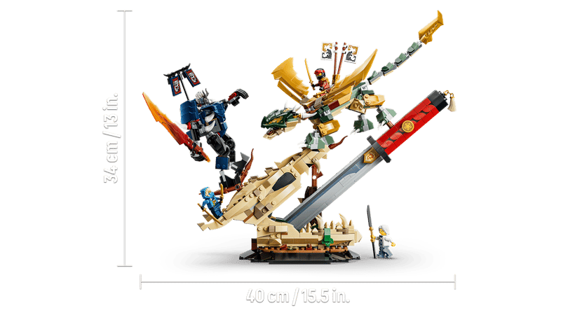 NINJAGO - BATTAGLIA ALLA LAMA DEL DRAGO - 71871 - babykid