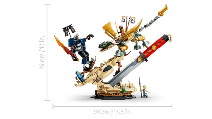 NINJAGO - BATTAGLIA ALLA LAMA DEL DRAGO - 71871 - babykid