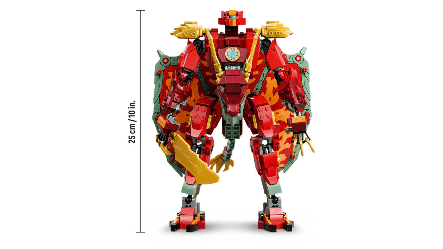 NINJAGO - MECH DRAGO MUTAFORMA DI WYLDFYRE - 71868 - babykid