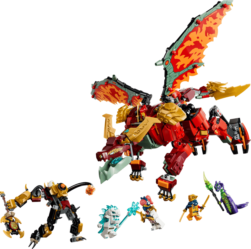 NINJAGO - MECH DRAGO MUTAFORMA DI WYLDFYRE - 71868 - babykid