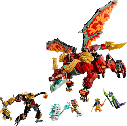 NINJAGO - MECH DRAGO MUTAFORMA DI WYLDFYRE - 71868 - babykid