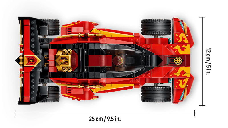 NINJAGO - SUPER-BOLIDE NINJA X-1 - 15 ANNIVERSARIO - 71867 - babykid