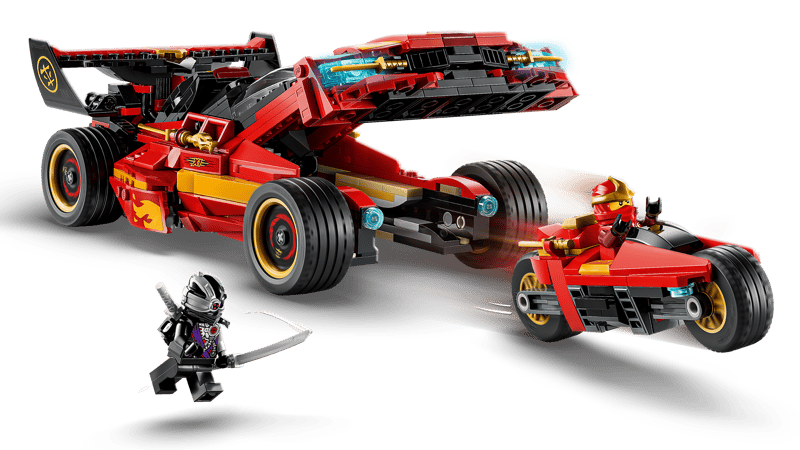 NINJAGO - SUPER-BOLIDE NINJA X-1 - 15 ANNIVERSARIO - 71867 - babykid
