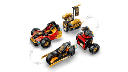 NINJAGO - VEICOLI COMBINANTI DI KAI E COLE - 71864 - babykid