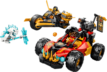 NINJAGO - VEICOLI COMBINANTI DI KAI E COLE - 71864 - babykid