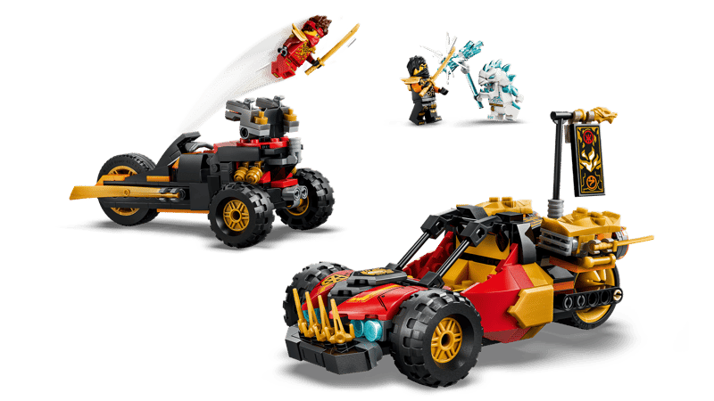 NINJAGO - VEICOLI COMBINANTI DI KAI E COLE - 71864 - babykid