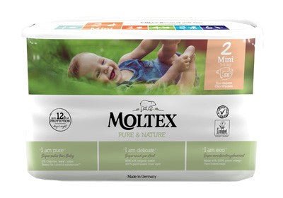 PANNOLINO MOLTEX JUNIOR TAGLIA 2 - KG 3 - 6 - babykid