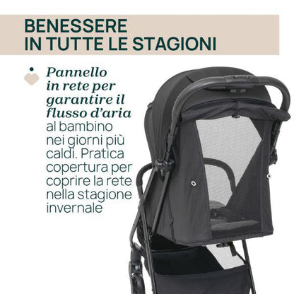 PASSEGGINO TAORMINA CHARCOAL - babykid
