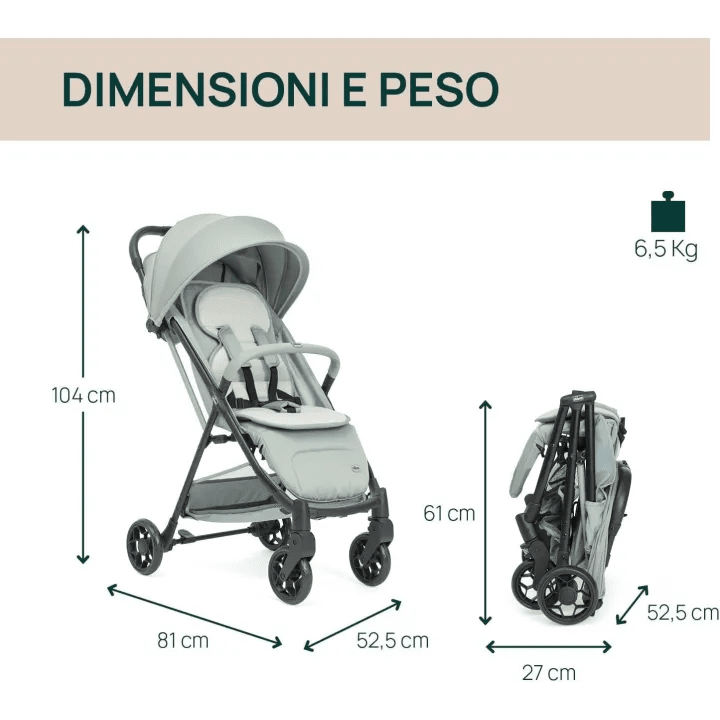 PASSEGGINO TAORMINA SAGE - babykid