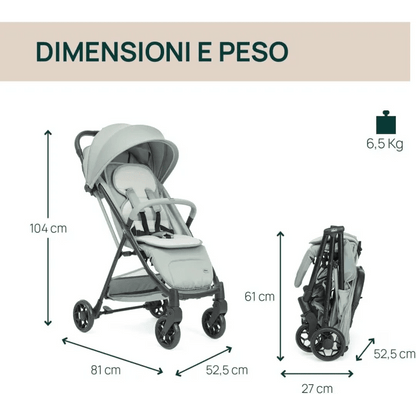 PASSEGGINO TAORMINA SAGE - babykid