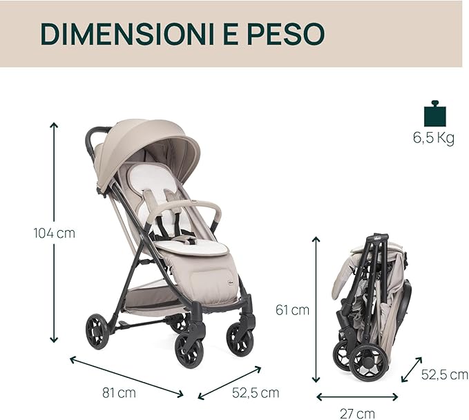 PASSEGGINO TAORMINA SANDSHELL - babykid