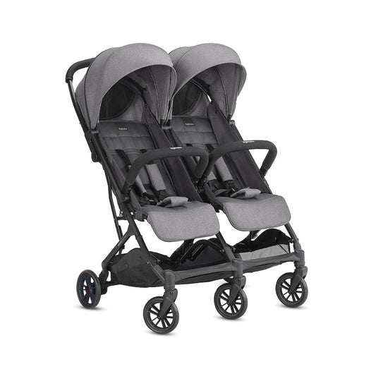 PASSEGGINO TWIN SKETCH NERO - GREY - babykid