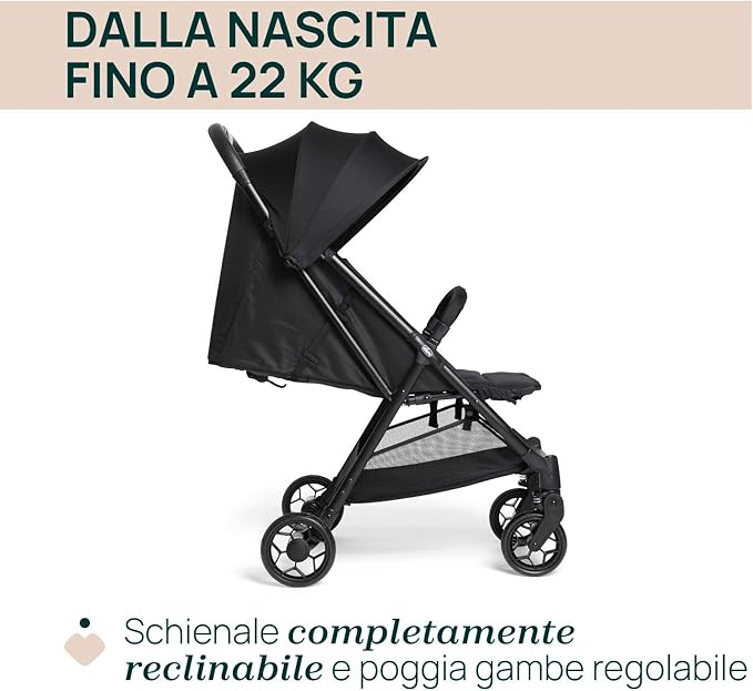 PASSEGGINO URBINO BLACK - babykid
