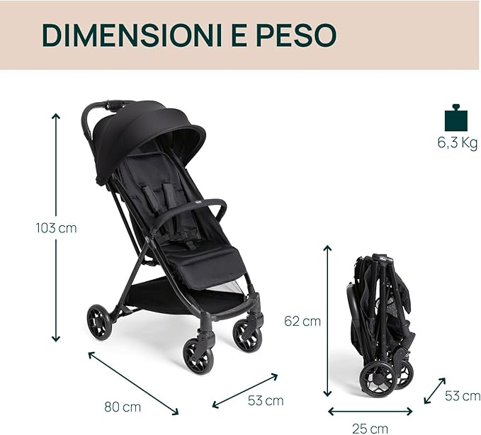 PASSEGGINO URBINO GRAYNESS - babykid