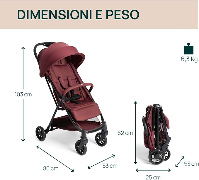 PASSEGGINO URBINO RUBY - babykid