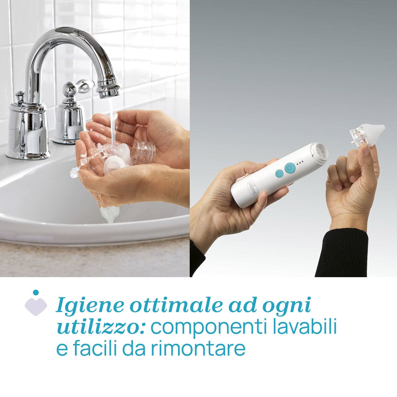 PHYSIOCLEAN ASPIRATORE NASALE ELETTRICO - babykid