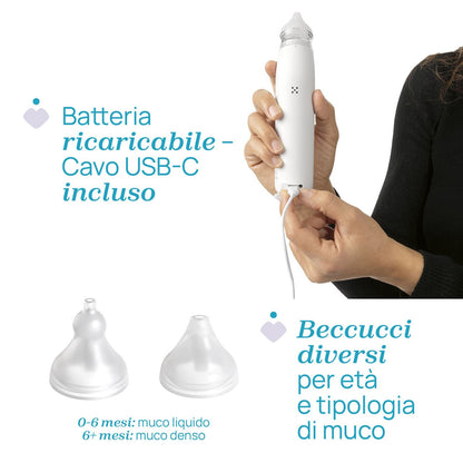 PHYSIOCLEAN ASPIRATORE NASALE ELETTRICO - babykid