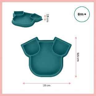 PIATTO ISY IN SILICONE - babykid