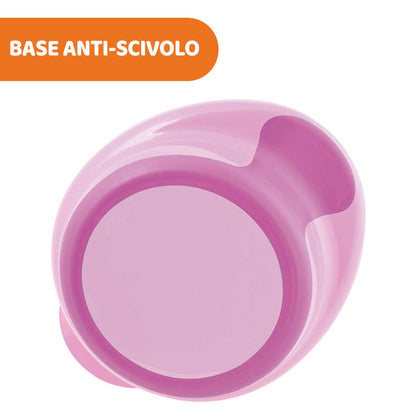 PIATTO PAPPACALDA 6M+ ROSA - babykid