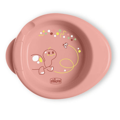 PIATTO PAPPACALDA 6M+ ROSA - babykid