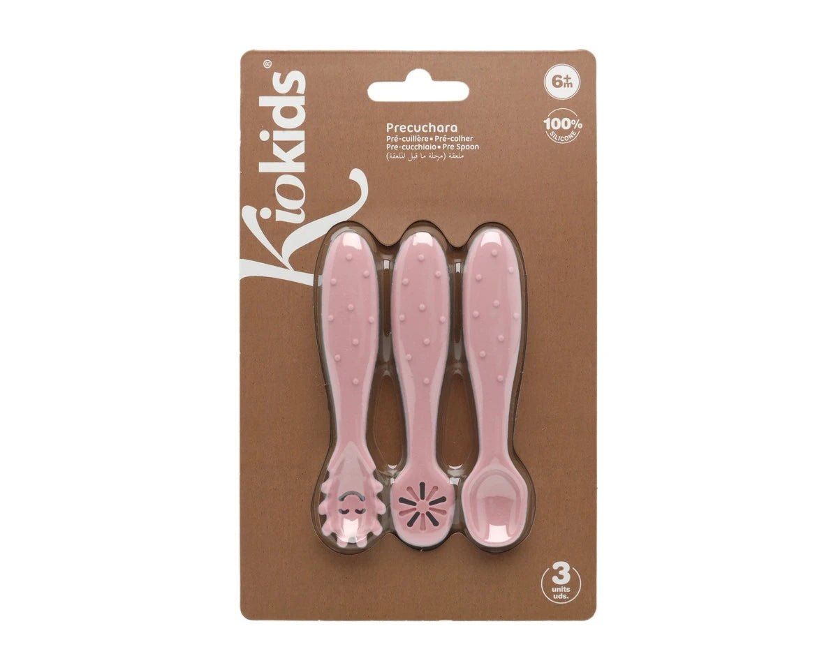 PRE POSATE SILICONE ROSA - babykid