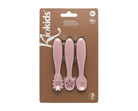 PRE POSATE SILICONE ROSA - babykid