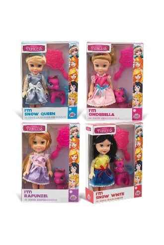 PRINCESS DOLL 15CM ASS C/ACC - babykid