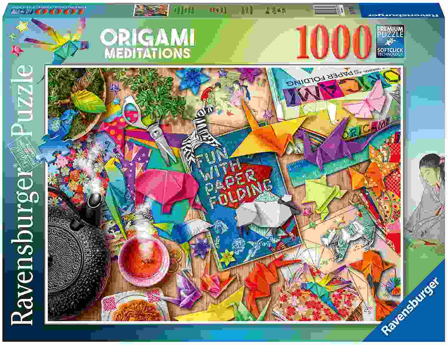 PUZZLE 1000 PZ - MEDITAZIONE E ORIGAMI - babykid