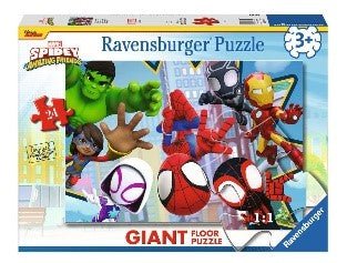 PUZZLE 24 GIANT PAVIMENTO - SPIDEY - babykid
