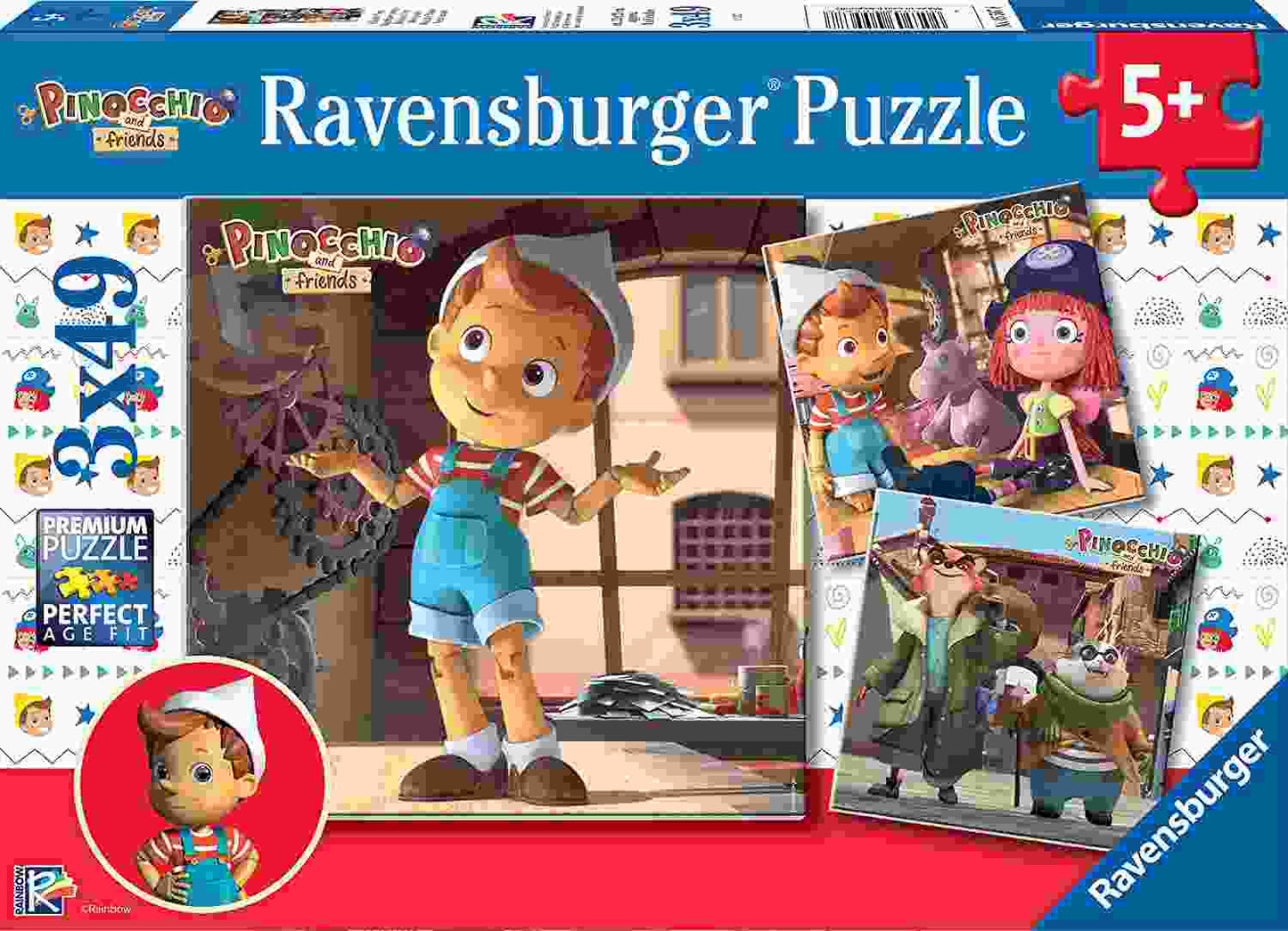 PUZZLE 3X49 - PINOCCHIO - 05567 8 - babykid