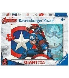PUZZLE 60 GIANT PAVIMENTO - CAPITAN AMERICA - babykid
