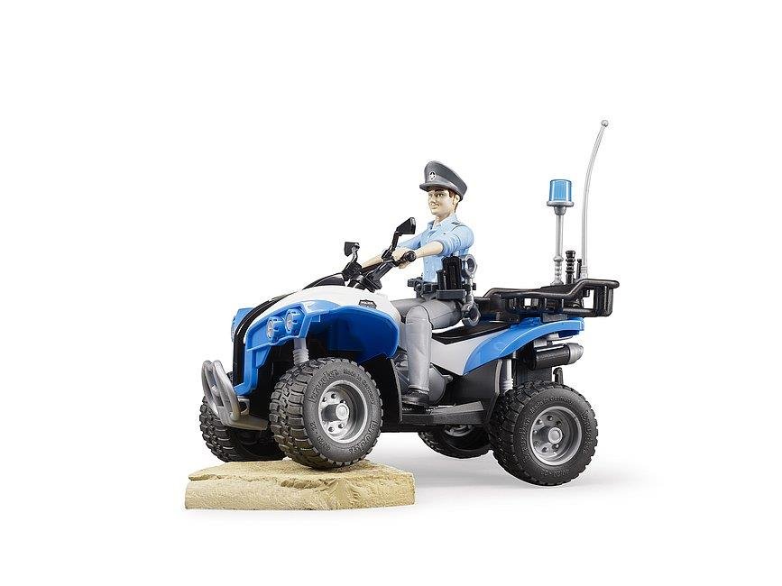 QUAD POLIZIA CON POLIZIOTTA E ACCESSORI - 63010 - babykid