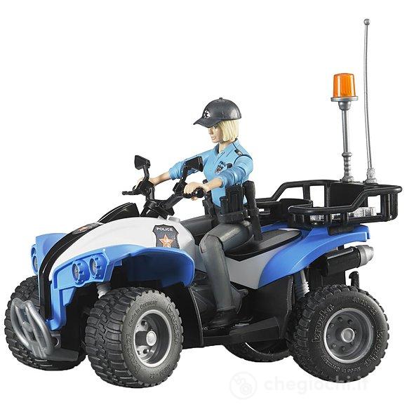 QUAD POLIZIA CON POLIZIOTTA E ACCESSORI - 63010 - babykid