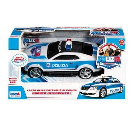 RC AUTO POLIZIA C/LUCI 1:18 - babykid