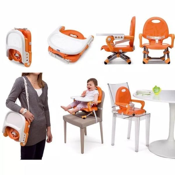 RIALZO SEDIA POCKET SNACK POPPY RED - babykid