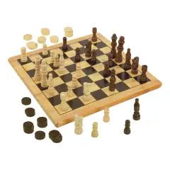 SCACCHI + DAMA IN LEGNO - babykid