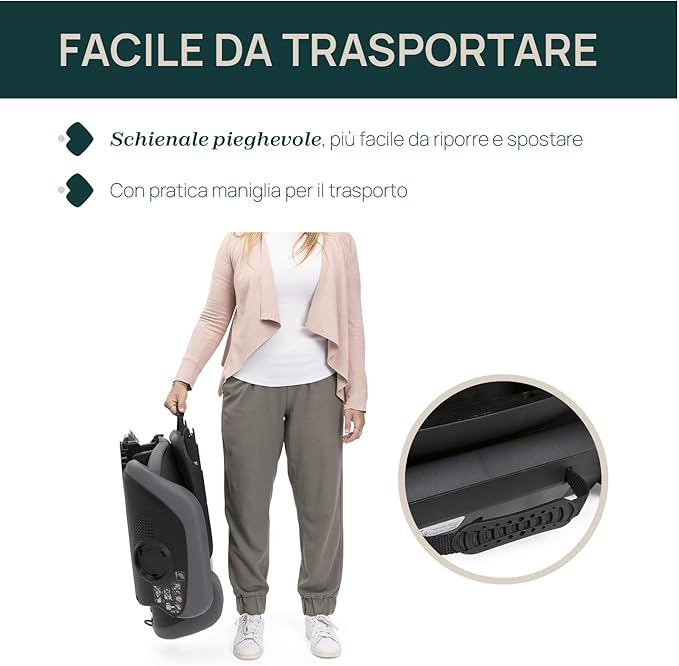 SEGGIOLINO AUTO FOLD&GO S GLAM GREY - babykid