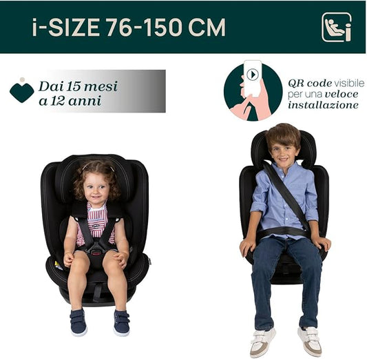 SEGGIOLINO AUTO MOKITA I-SIZE BLACK - babykid